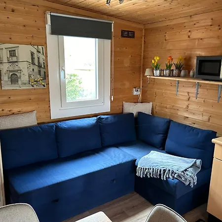 Blockhuette Mit Wohnwagen Direkt Am Bikepark Und Skilift Hotel Winterberg